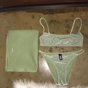 Triangl velvet swimsuit!